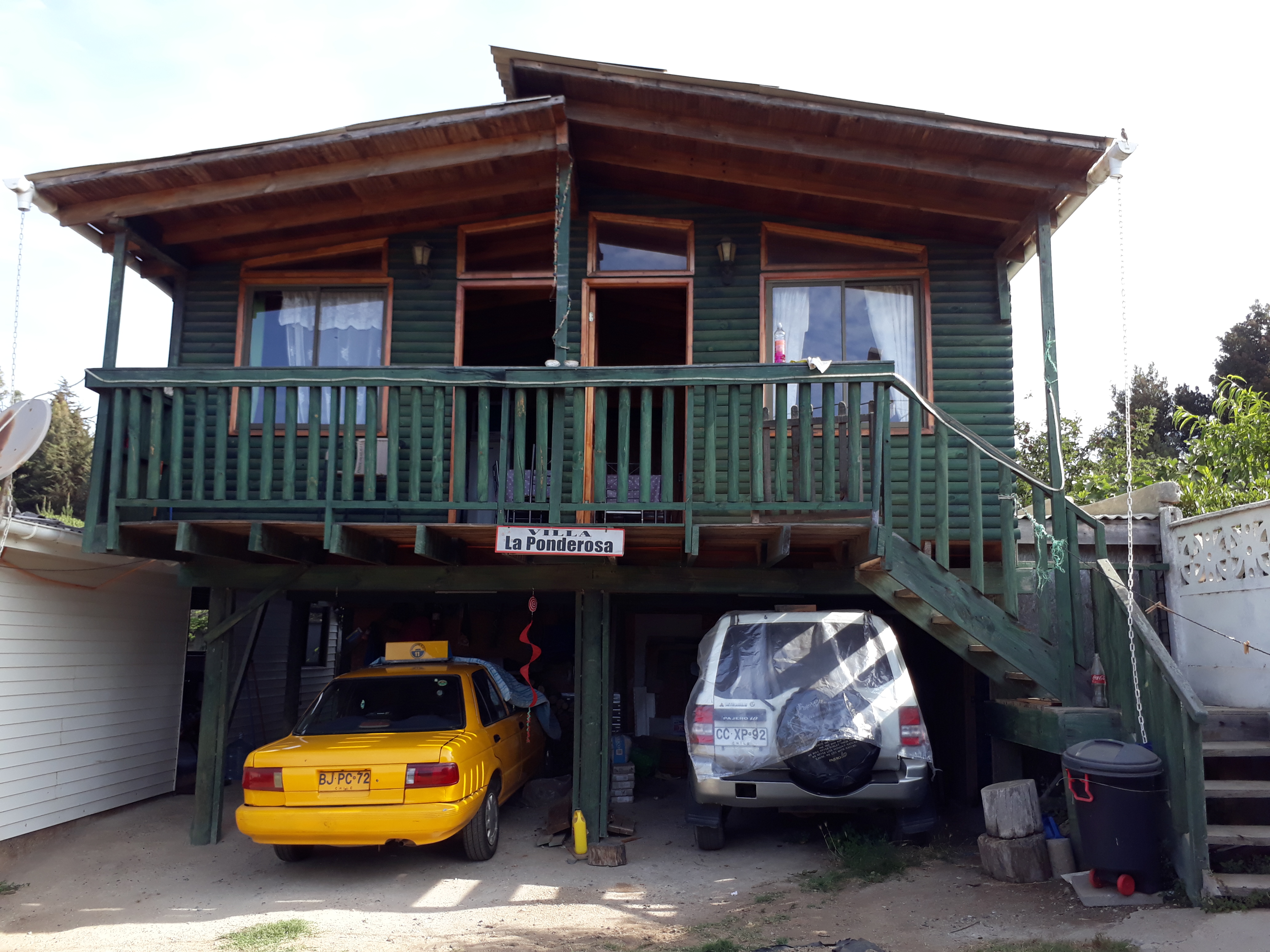 Cabaña frente al mar